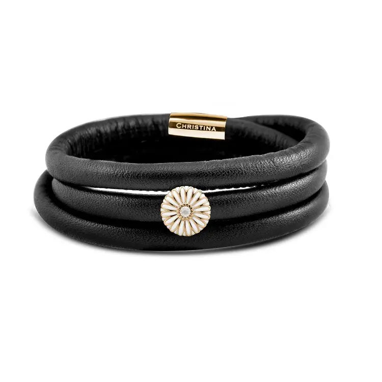 Christina - Kampagne med forgyldt charm 630-G-GERBERA