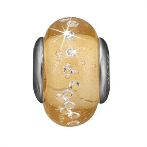 Christina Jewelry Golden Topaz Globe Charm