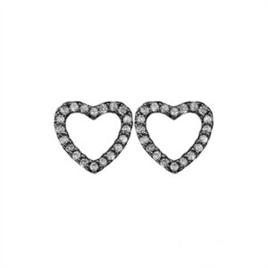 Christina Topaz Sparkling Hearts Øreringe