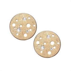 Christina øreringe forgyldt sølv