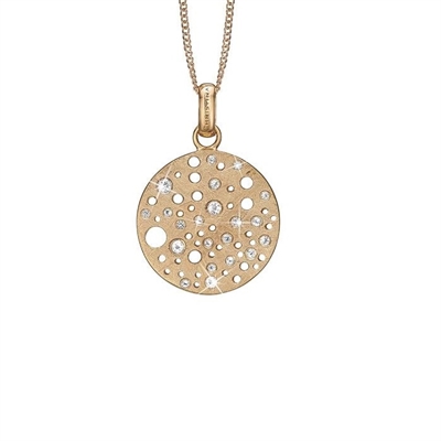 Christina vedhæng forgyldt sølv uden kæde