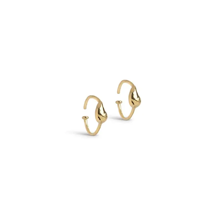 ENAMEL HOOPS TWISTIE DROP E448G