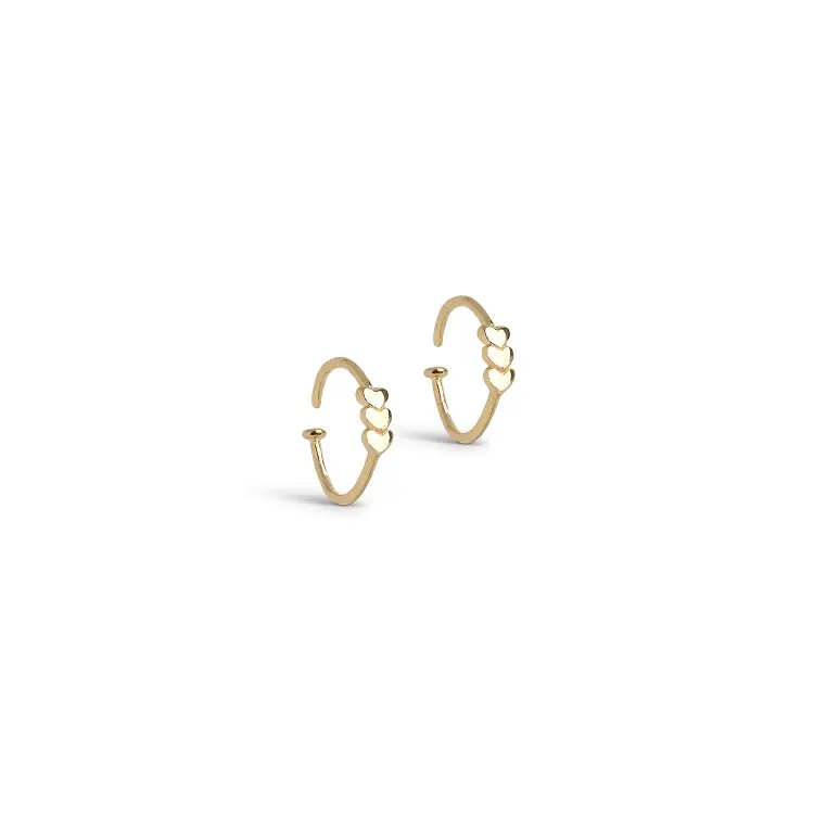ENAMEL HOOPS TWISTIE LOVE E449G