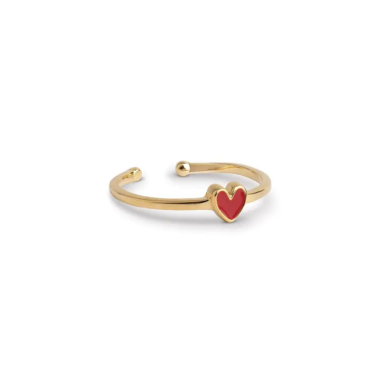 ENAMEL RING AMORE R101GRED