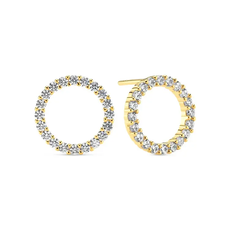 Sif Jakobs - Biella Uno Øreringe SJ-E338-CZ(YG)