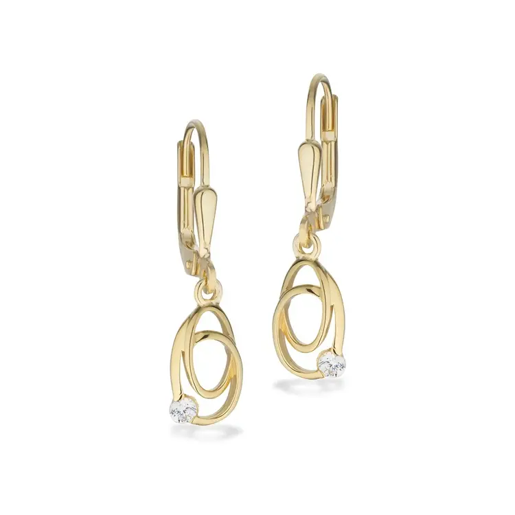 Scrouples øreringe 8kt. 124333