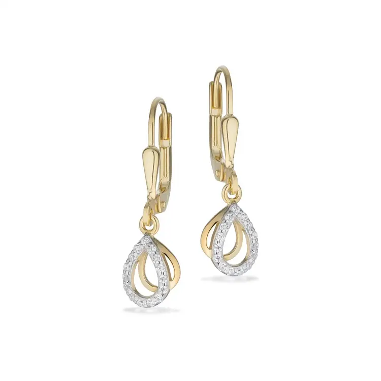 Scrouples øreringe 8kt. 124353