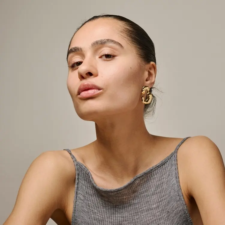 ENAMEL ØRERINGE VIONA E445G - Billede 2