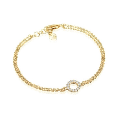 Sif Jakobs Biella Piccolo armbånd SJ-B337-1-CZ-YG