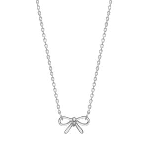 Rhd. sølvvedhæng sløjfe