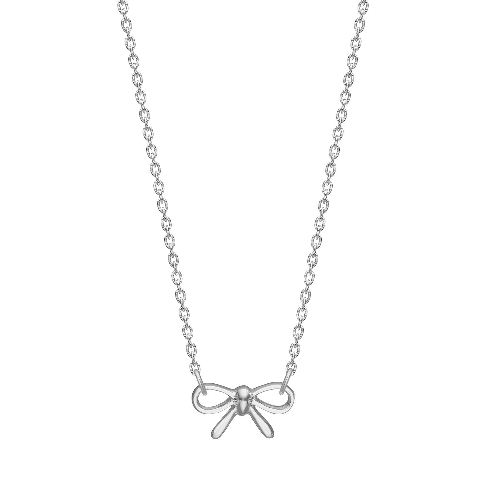 Rhd. sølvvedhæng sløjfe