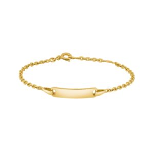 Forg. sølvarmbånd m/plade