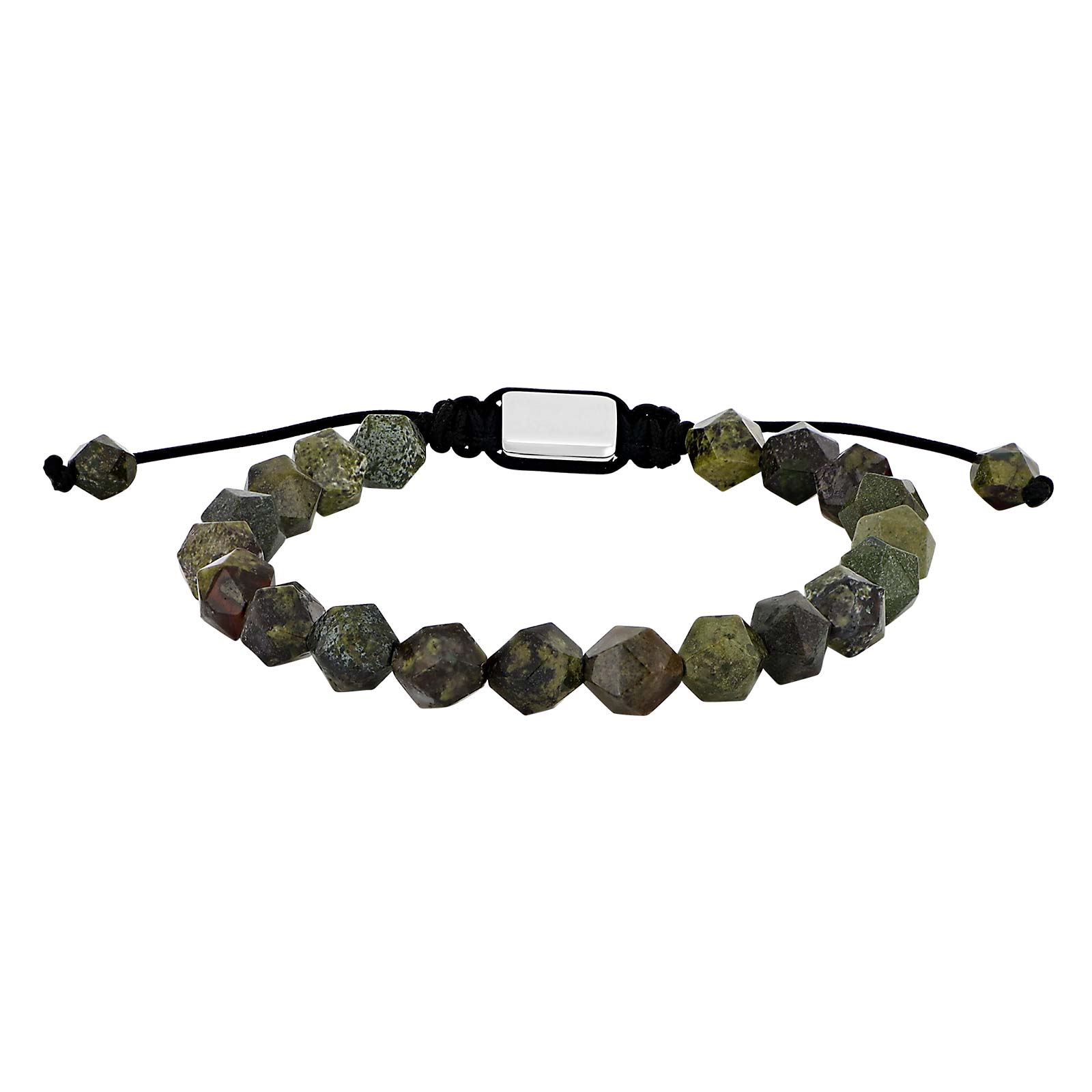 SON armbånd dragon blood jasper stål 8mm