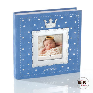 Fotoalbum prins, lyseblåt