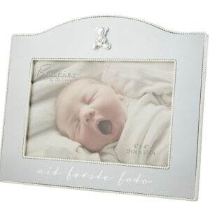 Forsølvet fotoramme "Mit første foto" Bambino
