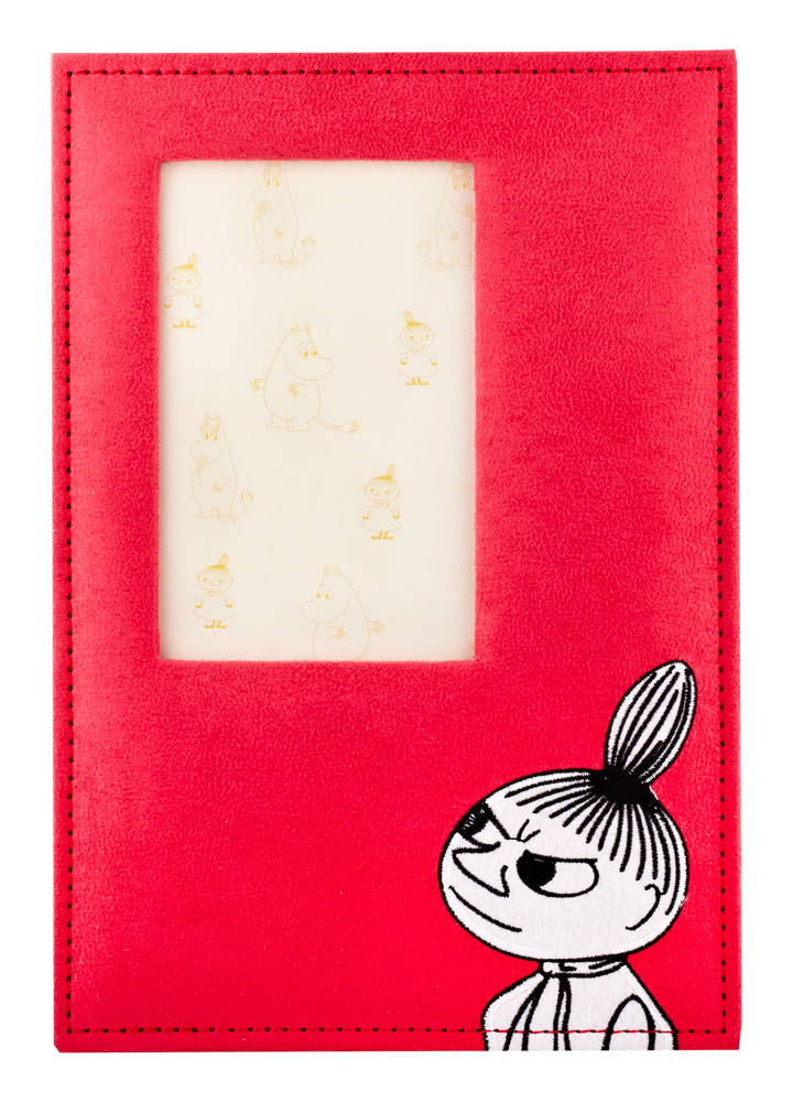 Stof fotoramme i rød m. Lille My