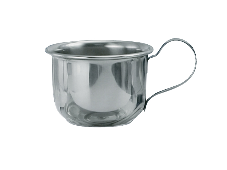 Rustfrit stål krus uden motiv 5cm