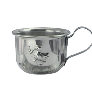 Rustfrit stål krus m. and 5cm