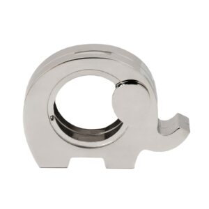 Forkromet sparebøsse elefant