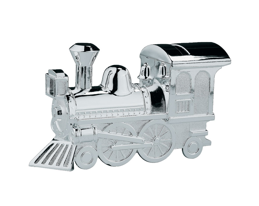 Forkromet sparebøsse tog