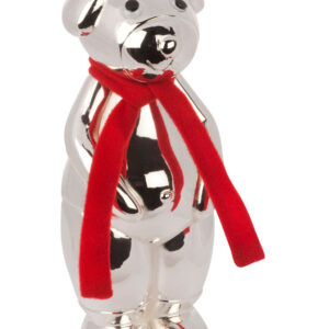 Forsølvet sparebøsse Bamse