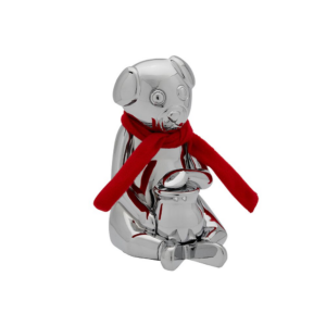 Forkromet sparebøsse Bamse