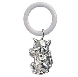 Forsølvet rangle grædende kat