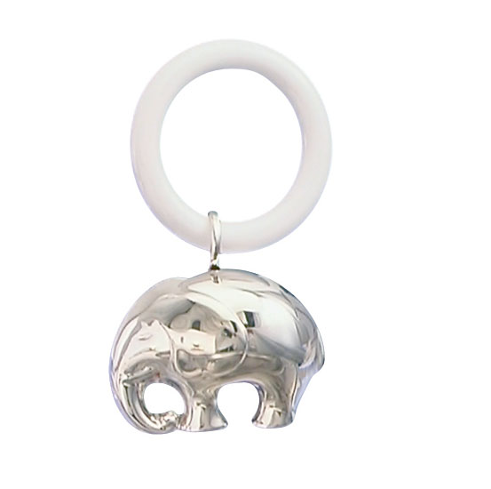 Forsølvet rangle elefant