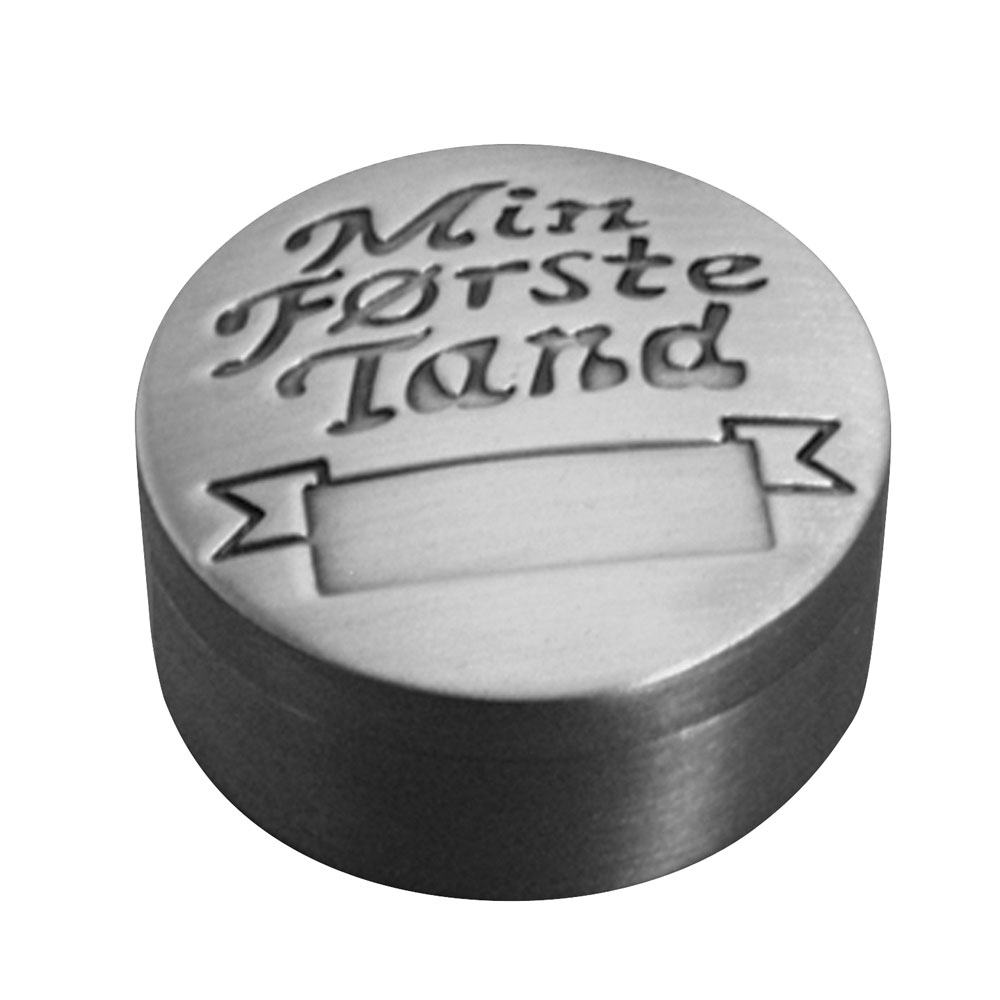 Fortinnet æske "Min første tand"