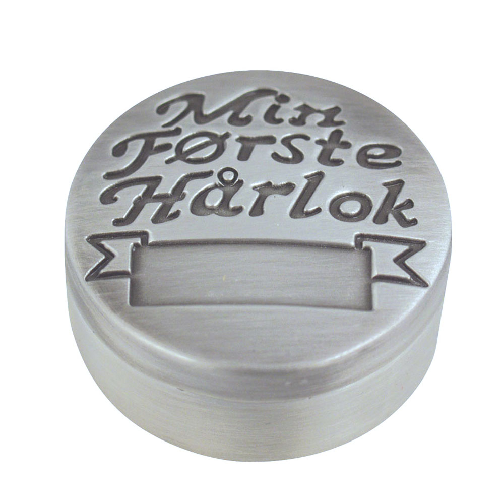 Fortinnet æske min første hårlok