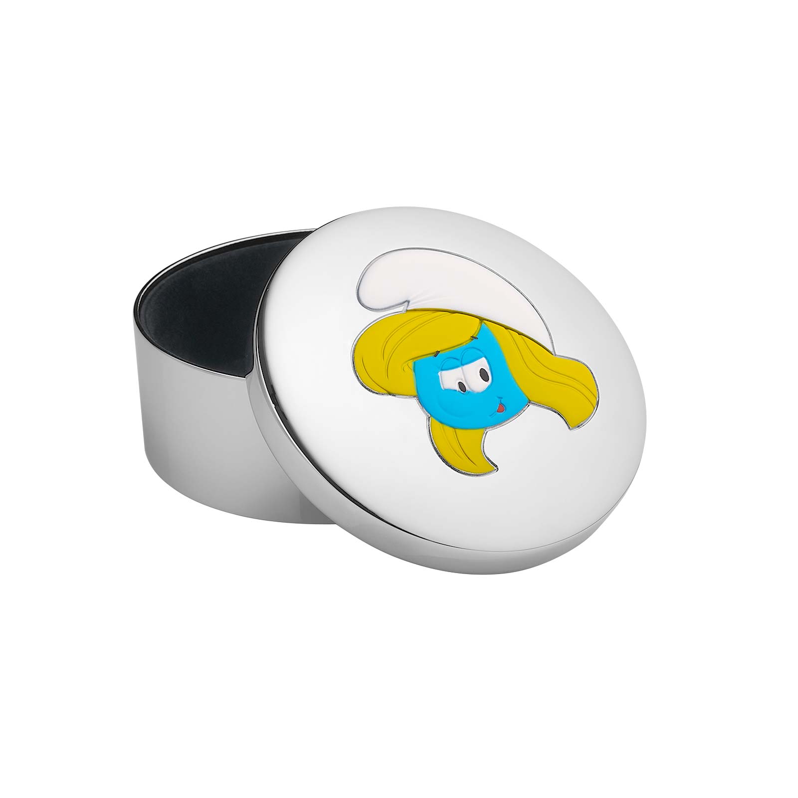 Forkromet smykkeskrin - Smølfine