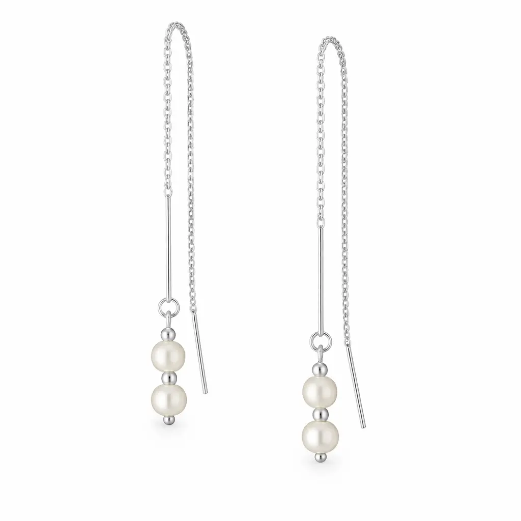 Donnatella øreringe sølv 192105