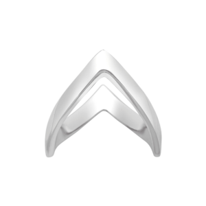 Rhod. sølv BISPERING Str.56