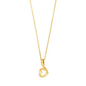 Forg. sølvvedhæng mat/blank inkl. Kæde