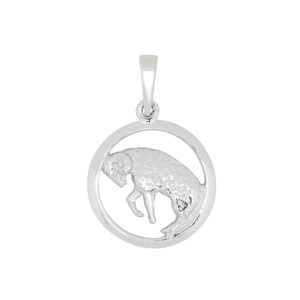 Rhod. sølvvedhæng VÆDDEREN 15mm