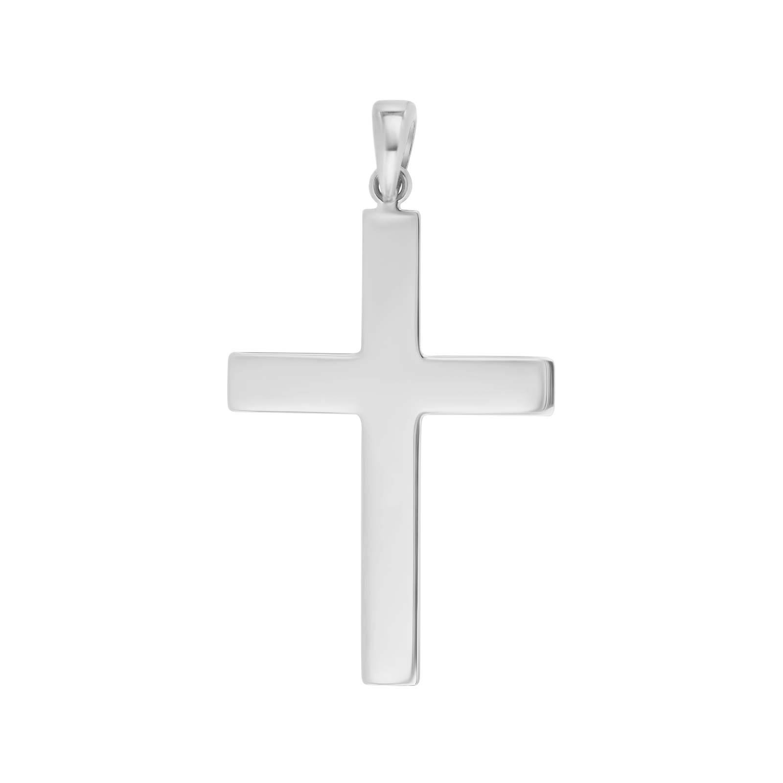 Rhd. sølvkors 26mm
