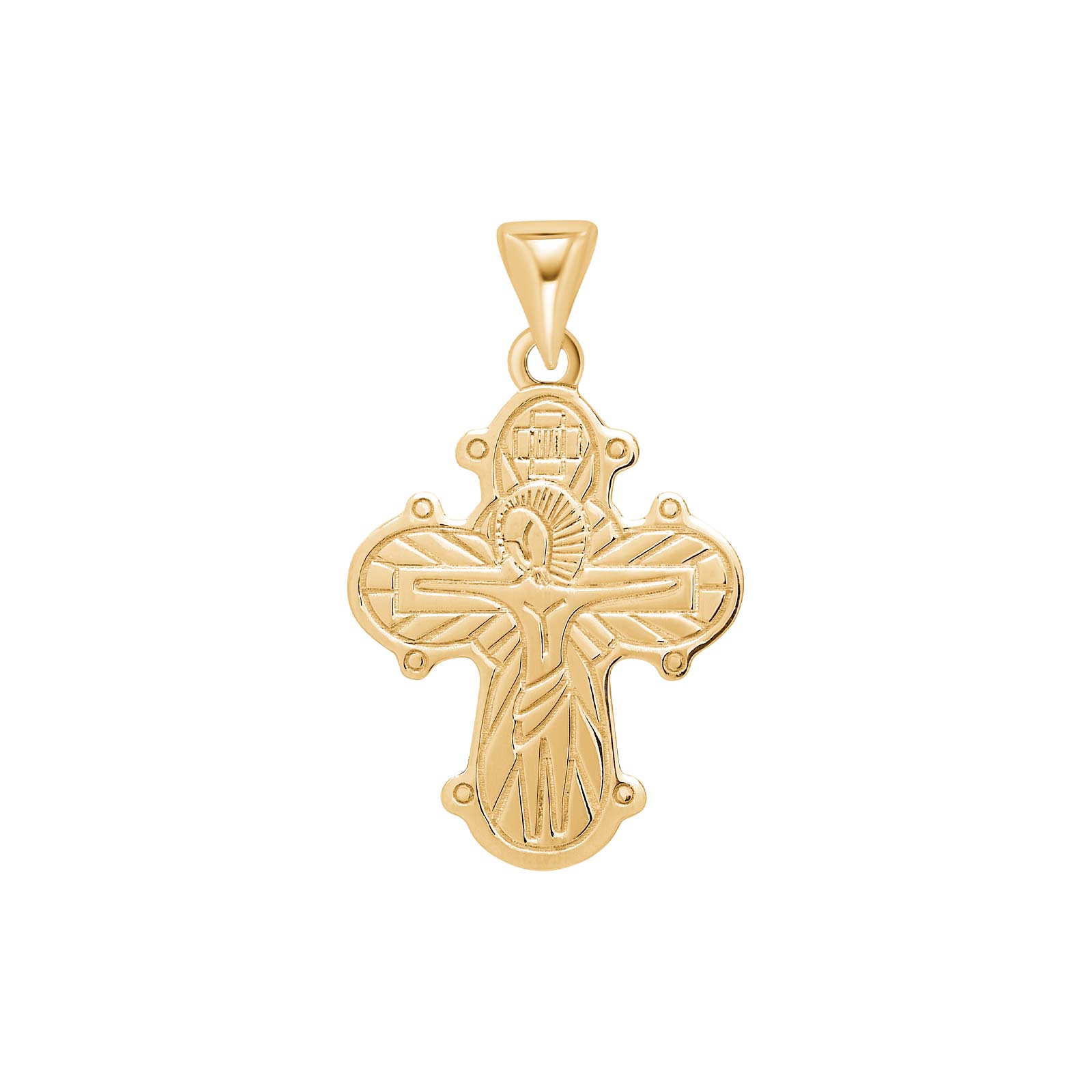 Forg. sølvdagmarkors m/apostle 24mm