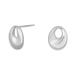 Rhod. sølvørestikker mat/blank