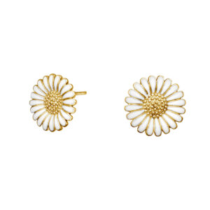 Forg. sølvørestikker Marguerit 10mm