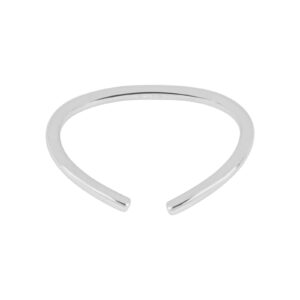 Sølv rhodineret øresmykke -Stor