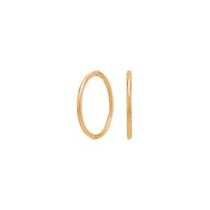 8kt. Guld creol 15mm dia. 1mm tråd