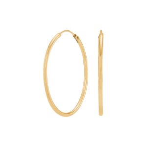 Forgyldt sølv creol 30mm HOOPS52