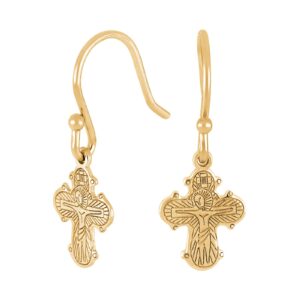 Siersbøl øreringe med dagmarkors 30257525900