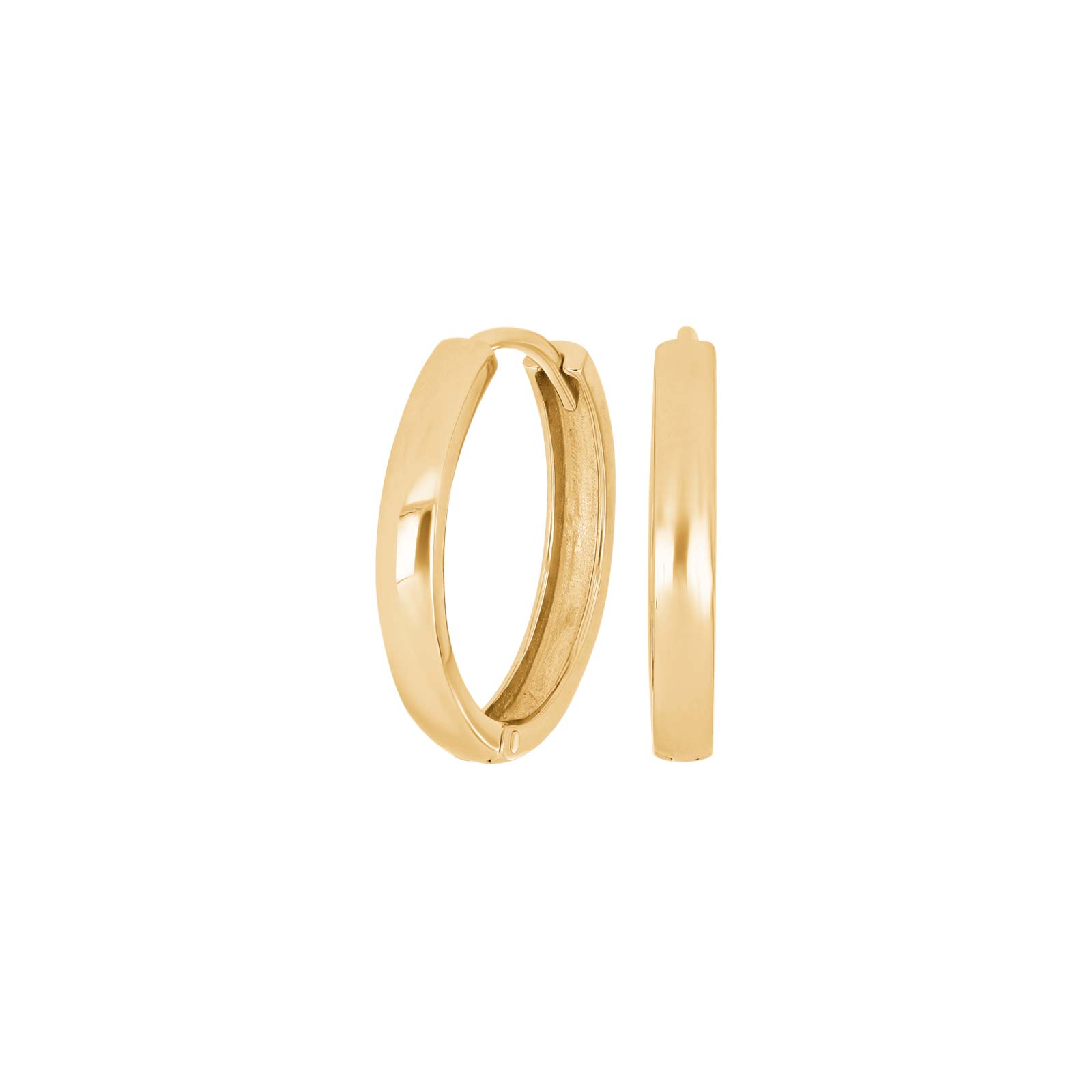 Forg. sølv creoler 19mm