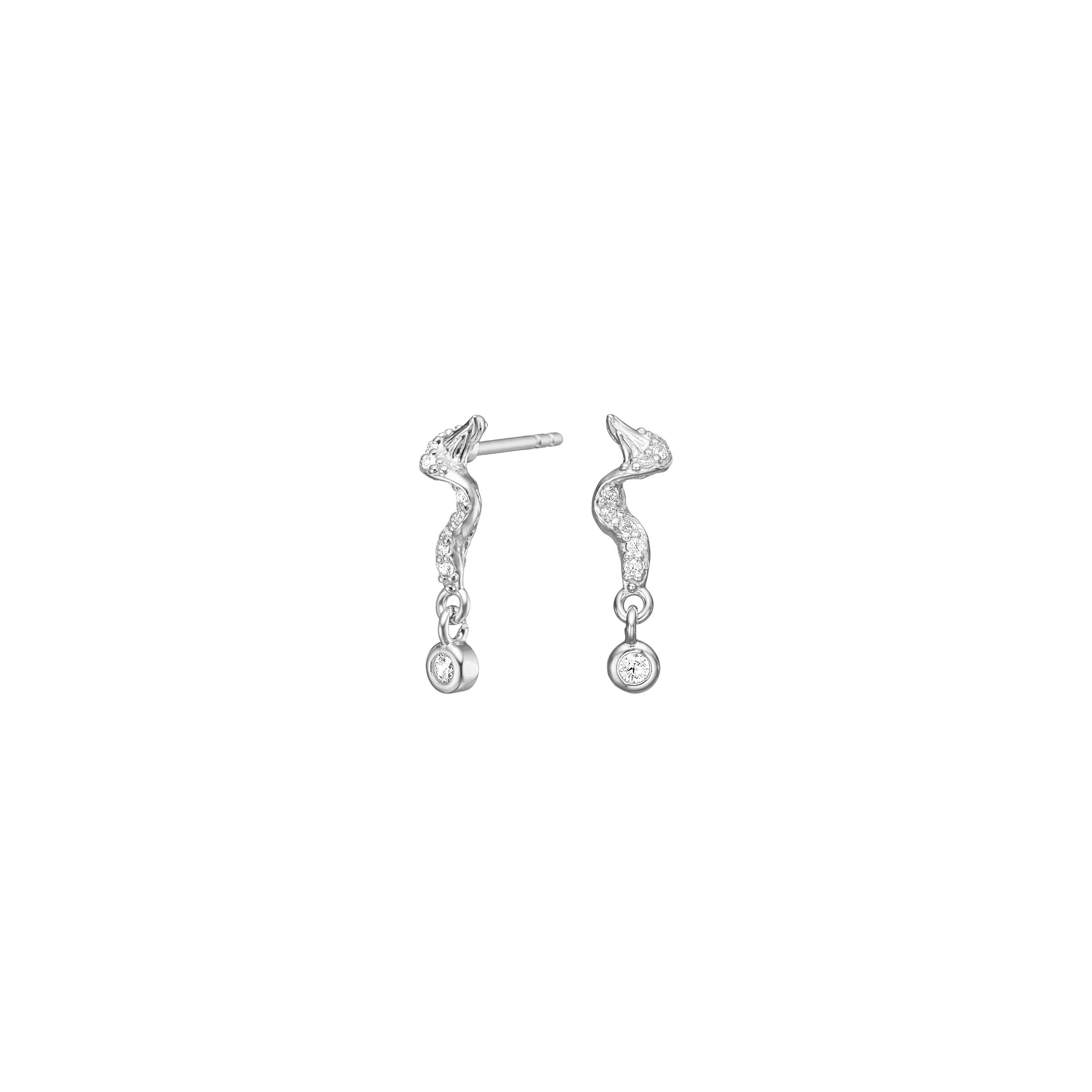 Rhd. sølv ørestikker SELMANOR