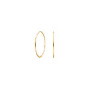 8kt. guldcreoler 32mm