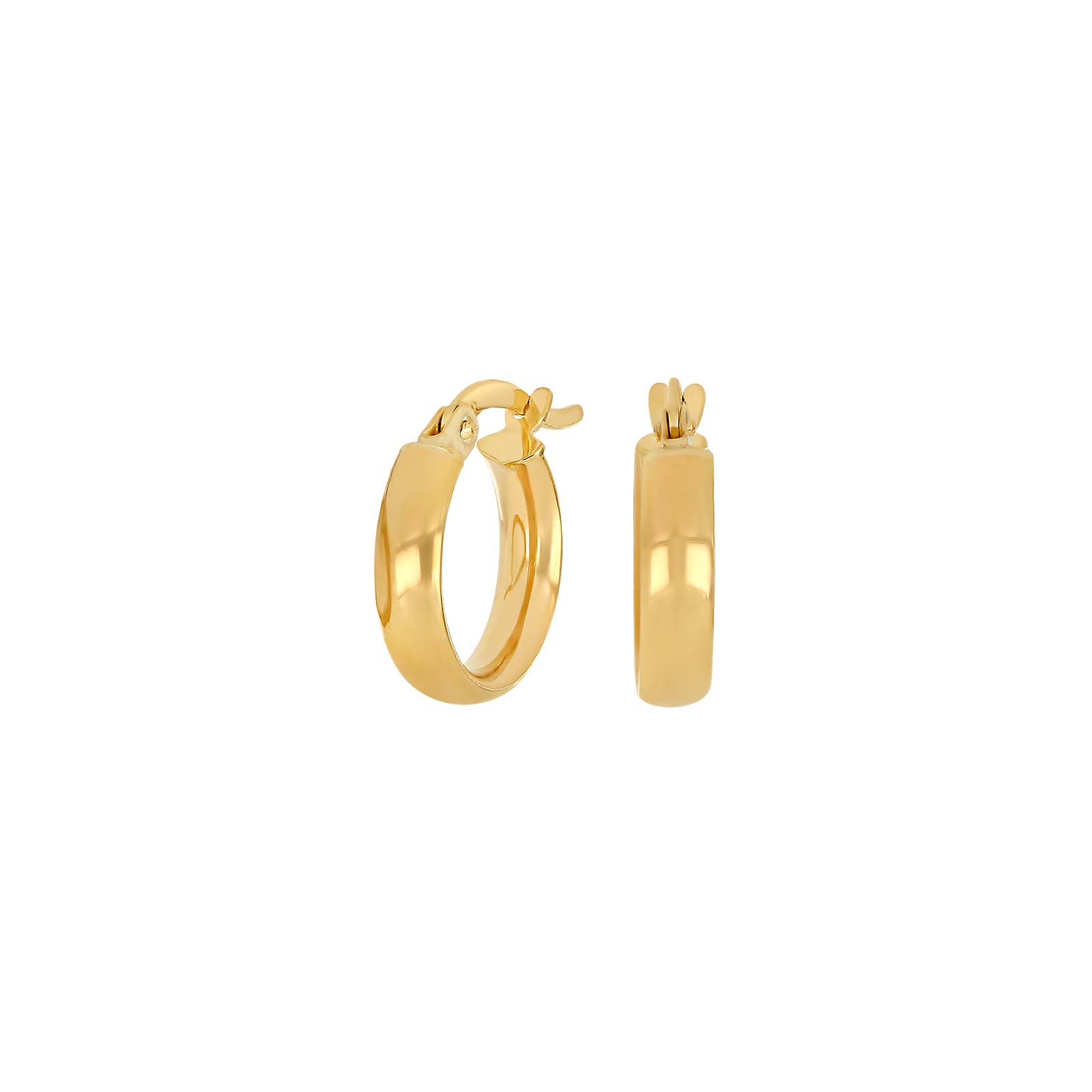 8kt. guldcreoler 13mm