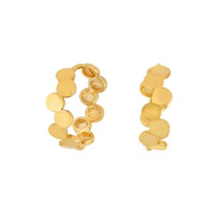 8kt. guldcreoler m/cirkler