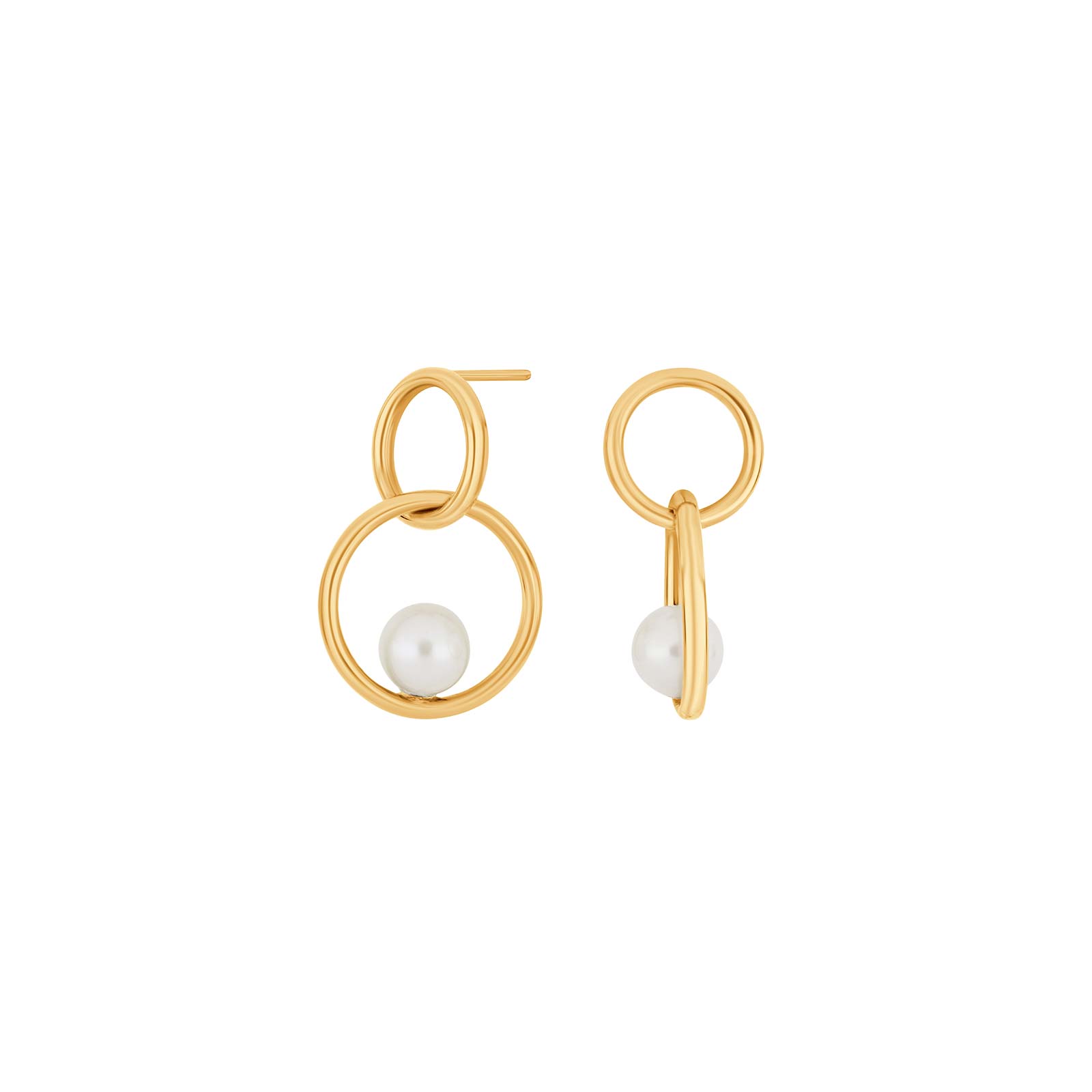 8kt. Guldørehænger m. fvkp.