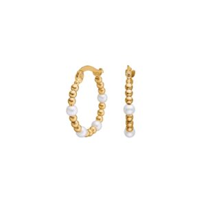 8kt. guldcreoler m. fvkp